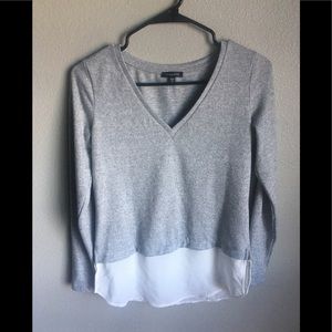 V neck sweater shirt